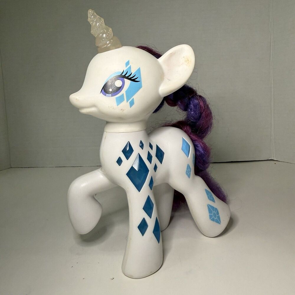 My Little Pony G4 Glamour Glow Rarity 7” Light Up Figure 2014 Read Hasbro